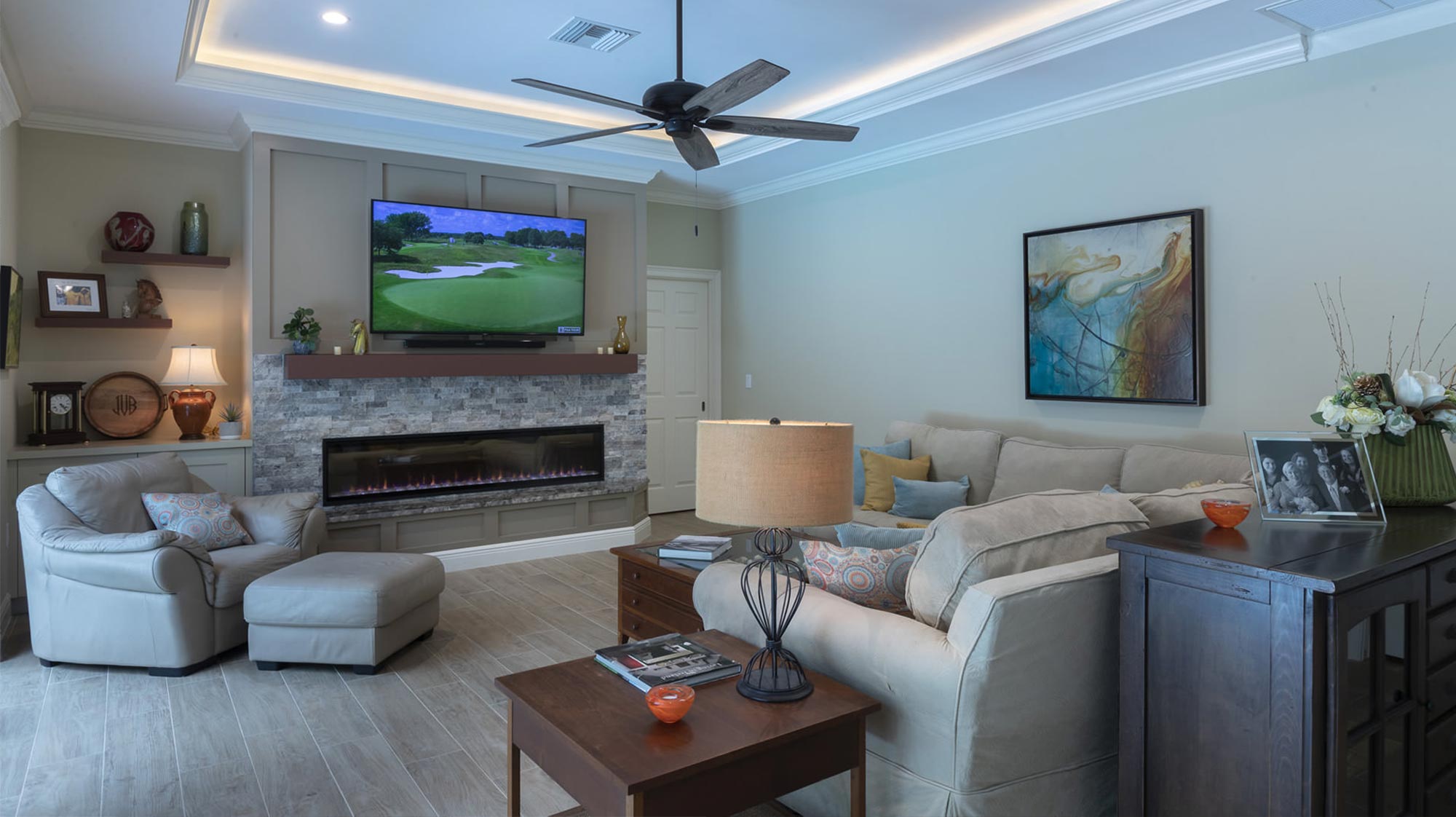 Remodeled Living Room | Varian Construction